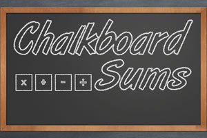 Chalkboard Sums